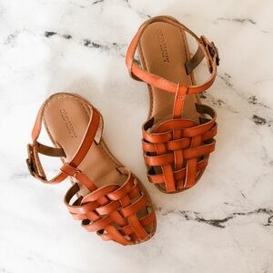 Old Navy Girls Brown Fisherman Sandals